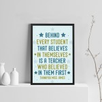 Gift For Teacher And Assistant Framed Print Plaque Thank You