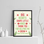 Thank You Gift For Teacher Teaching Assistant Framed Print Gift