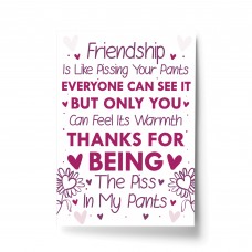 Best Friend Print Friendship Gift Funny Thank You Gift Novelty