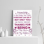 Best Friend Print Friendship Gift Funny Thank You Gift Novelty