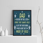 Dad Gifts For Him Framed Print Dad Birthday Gifts Dad Christmas 