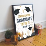 Personalised Gift For Graduate Graduation Gifts Framed Print