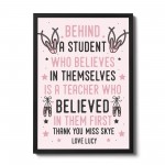 Student Gift For Teacher Framed Print Thank You Teacher Gifts