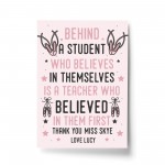 Teacher Gift From Student Framed Print Thank You Teacher Gifts