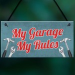 Garage Sign Man Cave Sign Shed Door Wall Hanging Plaque Gifts