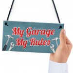 Garage Sign Man Cave Sign Shed Door Wall Hanging Plaque Gifts