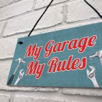 Garage Sign Man Cave Sign Shed Door Wall Hanging Plaque Gifts