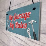 Garage Sign Man Cave Sign Shed Door Wall Hanging Plaque Gifts