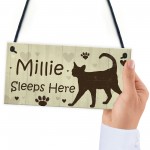 Cat Signs For Home Personalised Cat House Sign Door Plaques