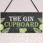 Funny Alcohol Sign Gin Gifts Man Cave Home Bar Pub Plaque 