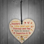 Teacher Nursery Gifts Leaving Nursery Pre School Gift Wood Heart