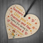 Teacher Nursery Gifts Leaving Nursery Pre School Gift Wood Heart