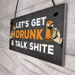 Funny Bar Sign Man Cave Pub Home Bar Garden Sign Alcohol Gift