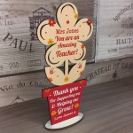 Personalised Teacher Gifts Thank You School Nursery Pre School 