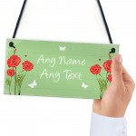 Personalised Garden Hanging Plaque Backyard Shed Summer House