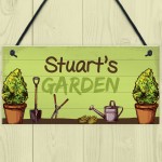 Garden Sign Personalised Summer House Plaque Accessories Shed