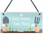 Allotment Sign Greenhouse Sign Garden Sign Personalised Shed