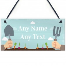 Allotment Sign Greenhouse Sign Garden Sign Personalised Shed