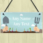 Allotment Sign Greenhouse Sign Garden Sign Personalised Shed