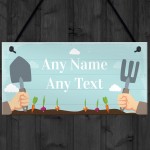 Allotment Sign Greenhouse Sign Garden Sign Personalised Shed
