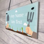 Allotment Sign Greenhouse Sign Garden Sign Personalised Shed