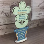 Personalised Teacher Assistant Gifts Thank You Flower School