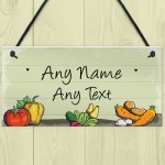 Vegetable Plot Allotment Green House Personalised Garden Sign