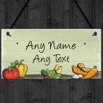 Vegetable Plot Allotment Green House Personalised Garden Sign