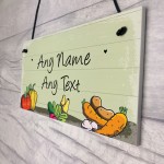 Vegetable Plot Allotment Green House Personalised Garden Sign