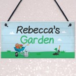 Personalised Garden Sign Novelty Hanging Plaque SummerHouse Sign