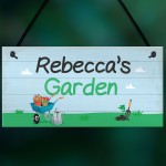 Personalised Garden Sign Novelty Hanging Plaque SummerHouse Sign