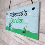 Personalised Garden Sign Novelty Hanging Plaque SummerHouse Sign