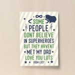 Dad Gifts From Daughter Son Print Dad Birthday Christmas Gifts