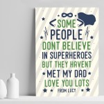 Dad Gifts From Daughter Son Print Dad Birthday Christmas Gifts