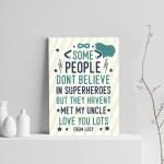 Quirky Gifts For Uncle Birthday Christmas Personalised Superhero