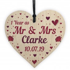 Personalised Wedding Anniversary Gift For Husband Wife Same Sex