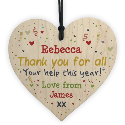 Personalised Teacher And Assistant Thank You Mentor School Gift