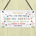 Teacher Gift Personalised Leaving Present TA Assistant Gift