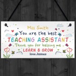 Teacher Gift Personalised Leaving Present TA Assistant Gift