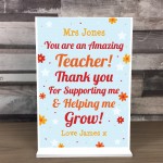 Teacher Thank You Personalised Gifts From Students Nursery 