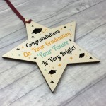 Personalised Graduation Gift Wooden Star Gift For Daughter Son