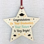 Personalised Graduation Gift Wooden Star Gift For Daughter Son