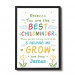 Personalised Leaving Nursery Pre School Thank You Childminder