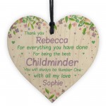 Thank You Childminder Gift Personalised Childminder Leaving