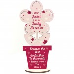 Godmother Gifts Wood Flower Thank You Baby Shower Gifts