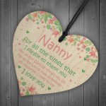 Personalised Gift For Nan Nanny Nana Birthday Christmas Gift 