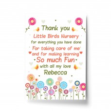 Personalised Leaving Nursery Pre School Gift Thank You Teacher
