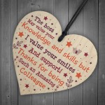 Colleague Leaving Job Gift Plaque Work Friend Retirement Gifts