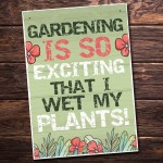 Funny Garden Sign Hanging Summer House Plaque Summer House Gift