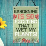 Funny Garden Sign Hanging Summer House Plaque Summer House Gift
